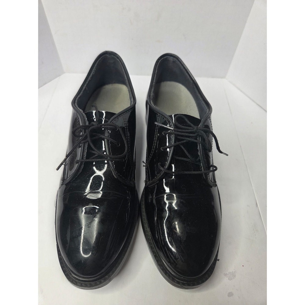 Men's Black Patent Derby Shoes - Classic Formal Oxfords